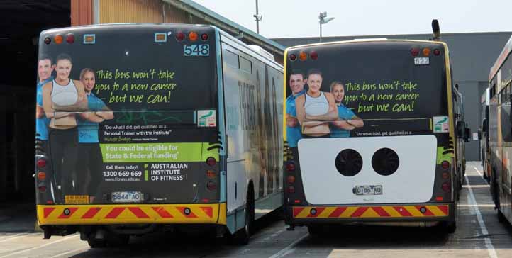 Transdev Melbourne MAN 14.220 Custom CB30 548 & 522